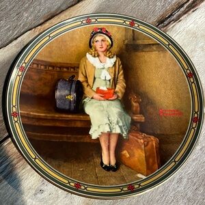 Vintage 1985 Norman Rockwell, a young girls dream plate.